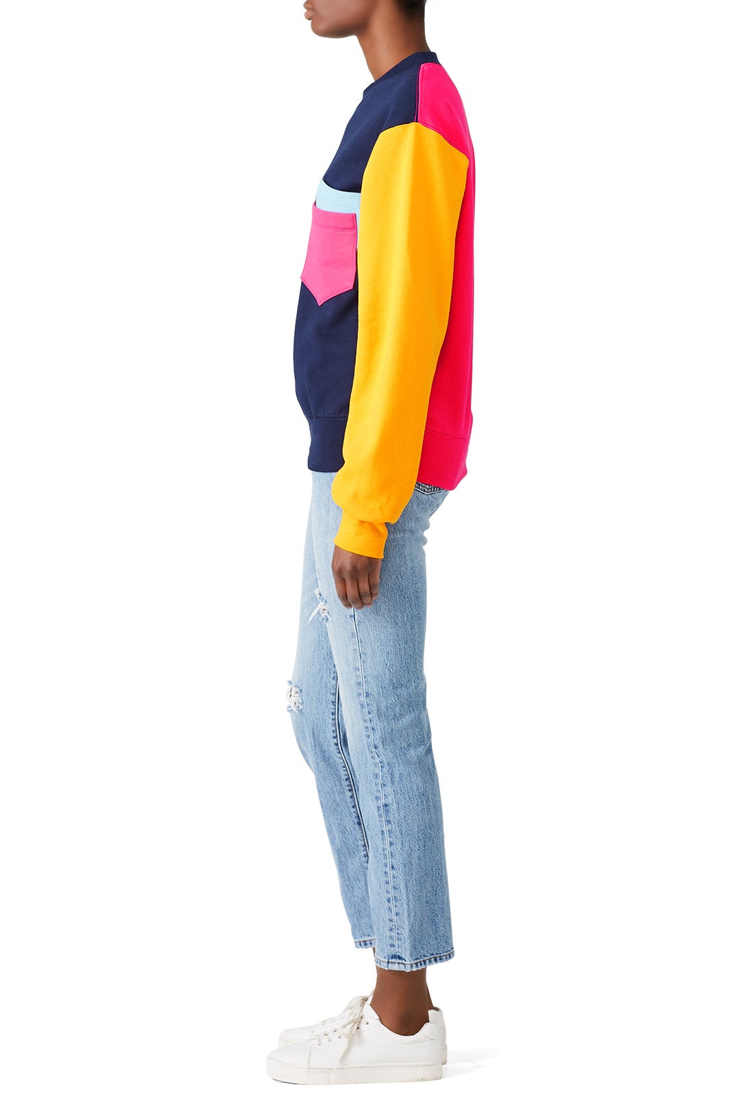 Multi Colorblock Sweatshirt by Cedric Charlier 1