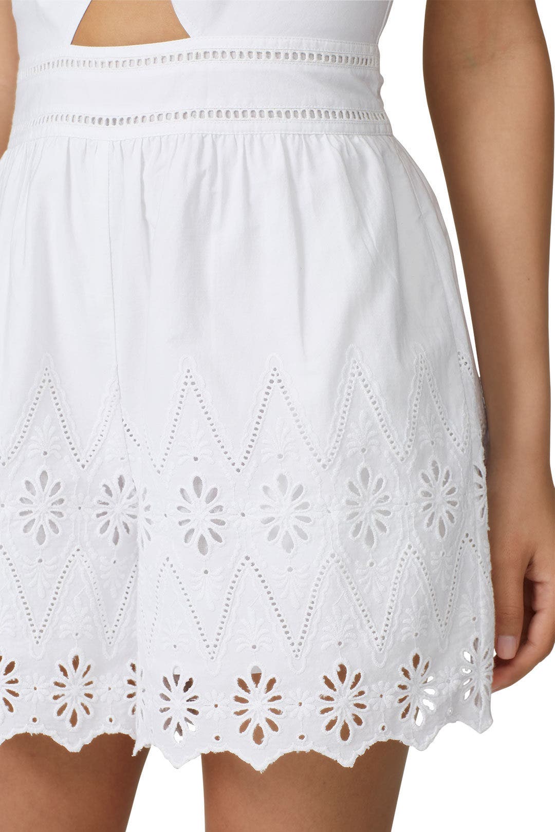 Eggshell Eyelet Romper by Great Jones 1