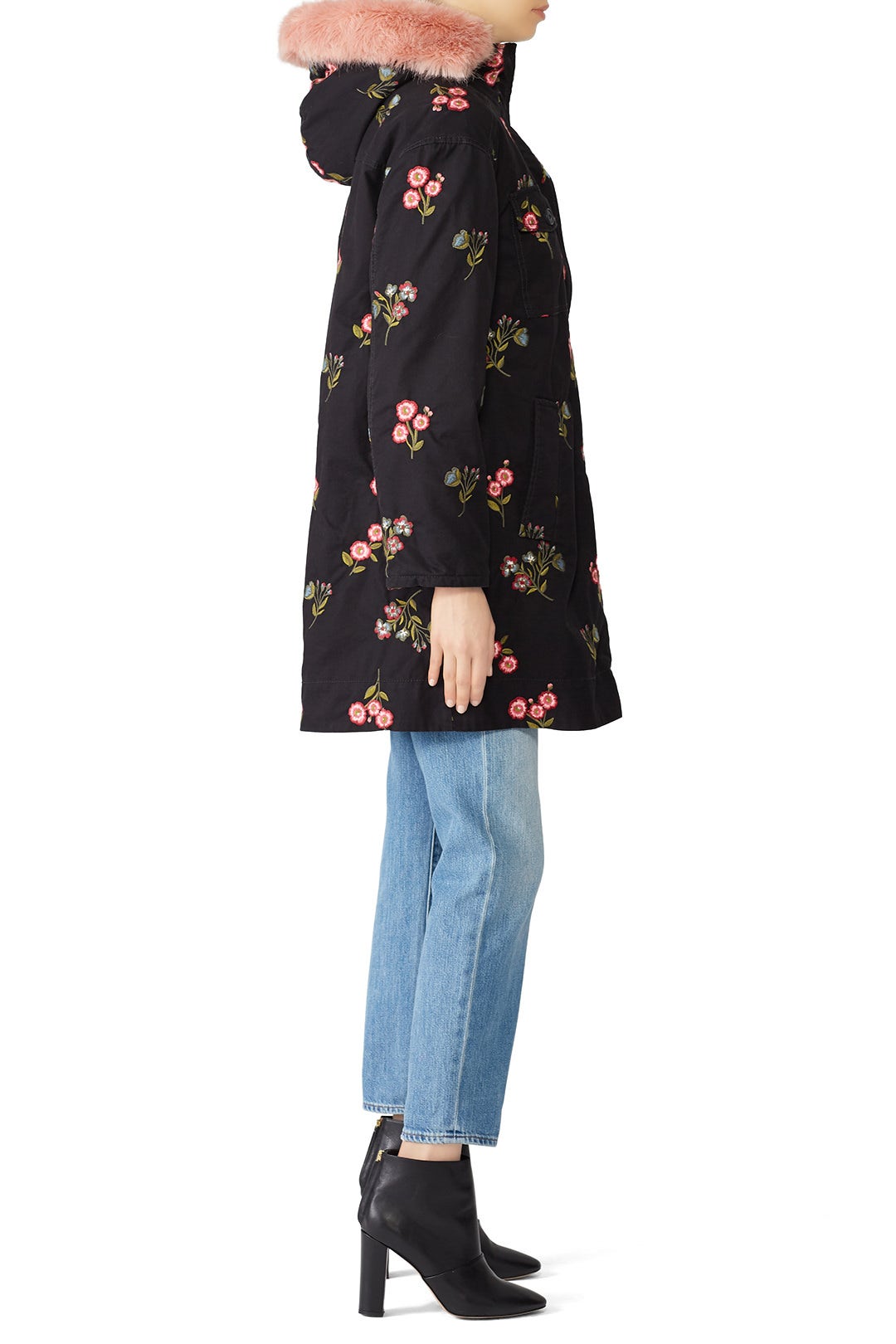 Embroidered Twill Coat by kate spade new york 2