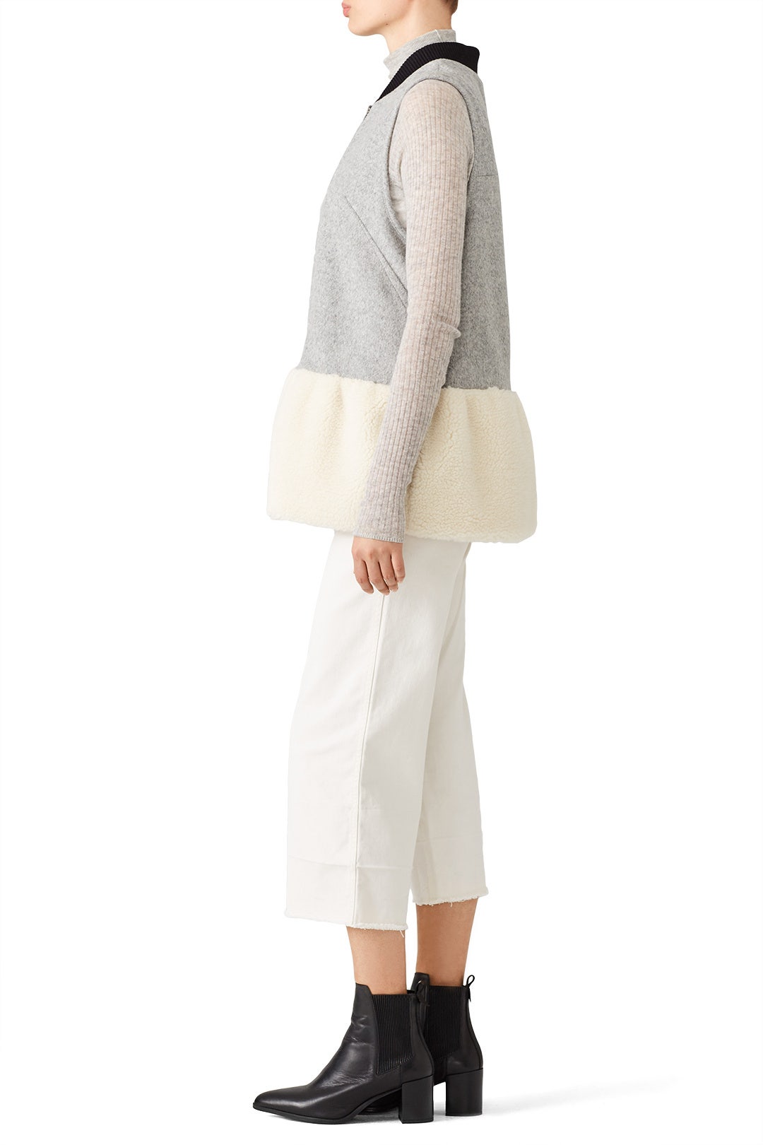 Grey Leslie Vest by Marissa Webb 1