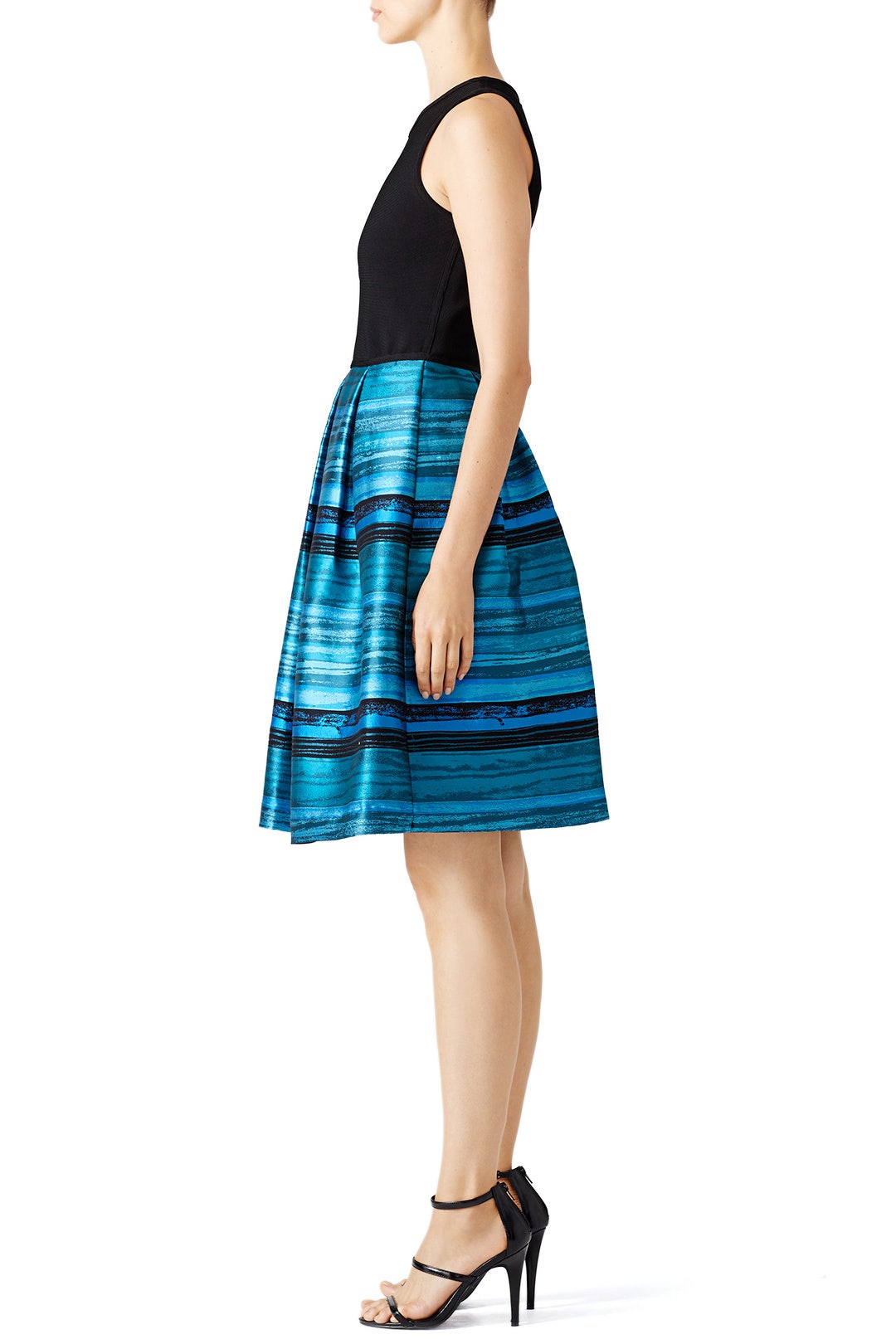 Blue Stroke Dress by Carmen Marc Valvo 1