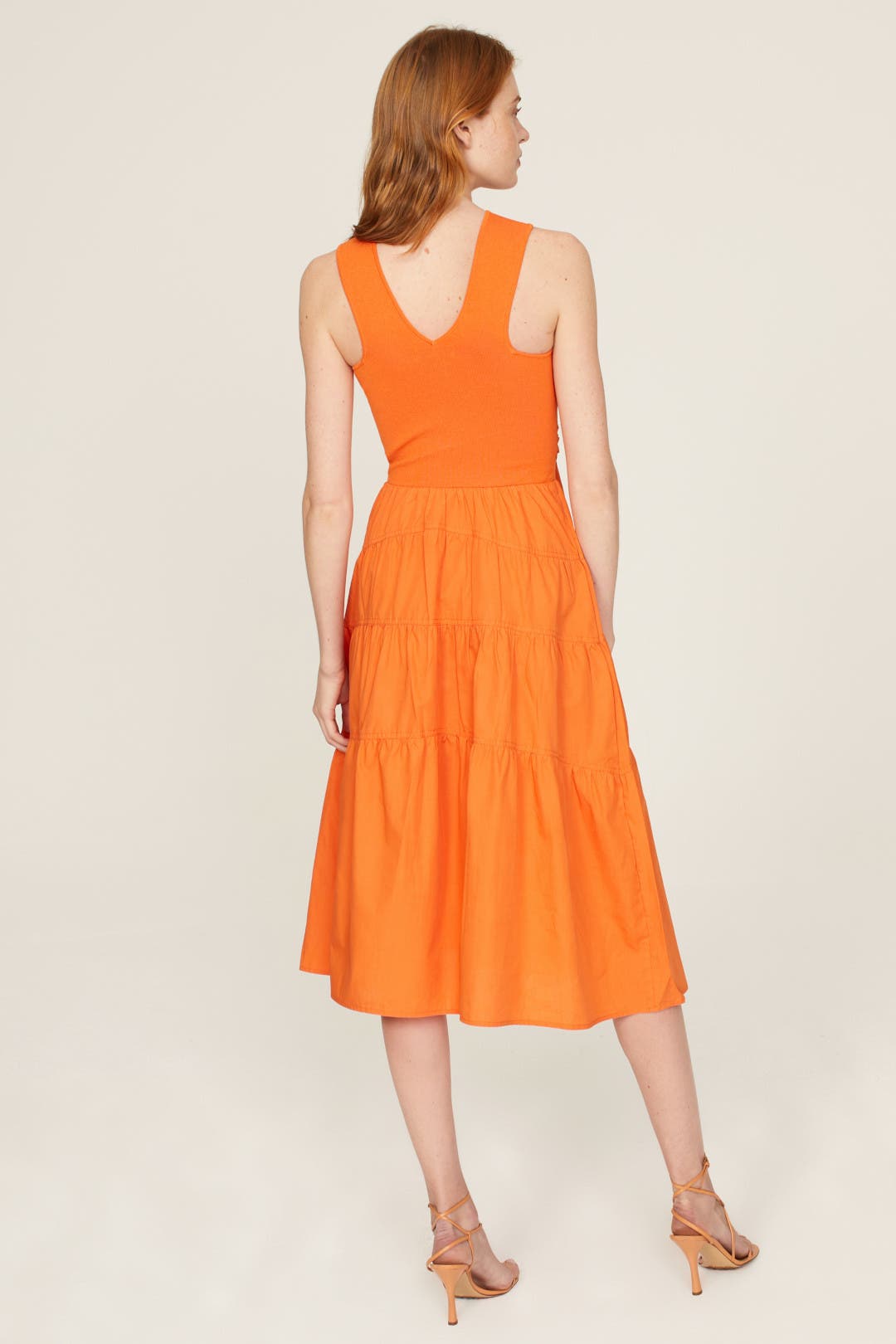Orange Midi Dress by Derek Lam 10 Crosby x RTR | Rent the Runway