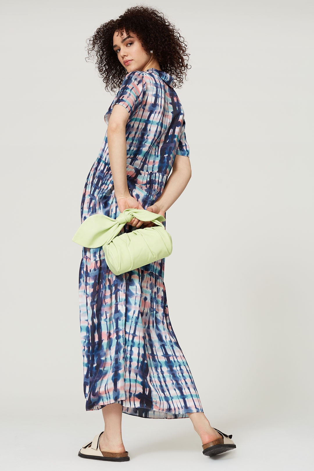 Short Sleeve Tie Dye Maxi by sita murt 1
