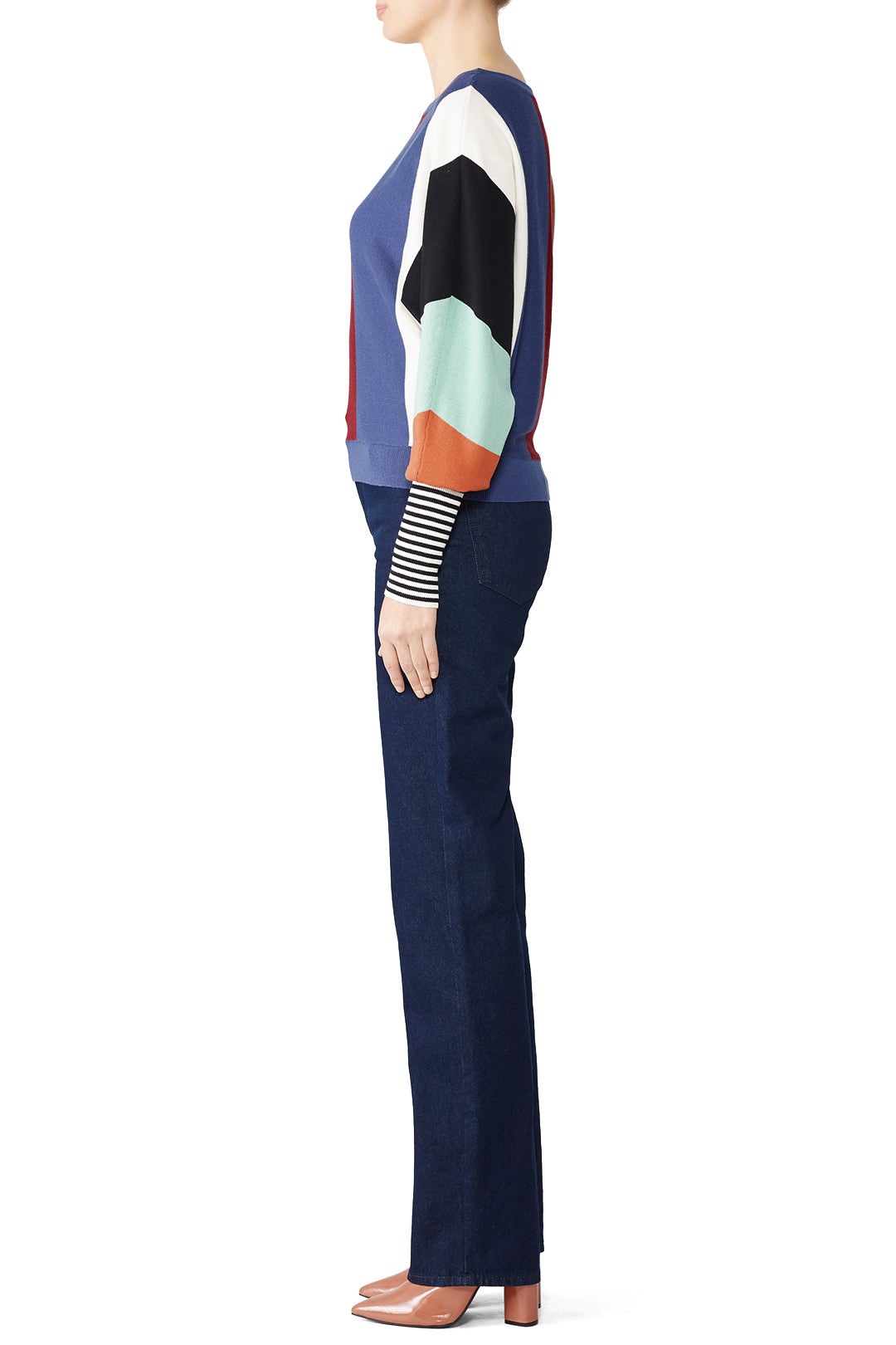 Multi Stripe Sweater by Slate & Willow 1