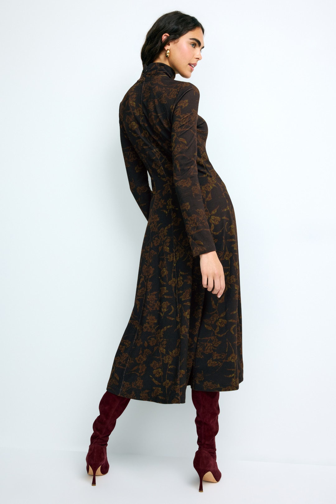 Black Floral Thea Dress by Tanya Taylor 2