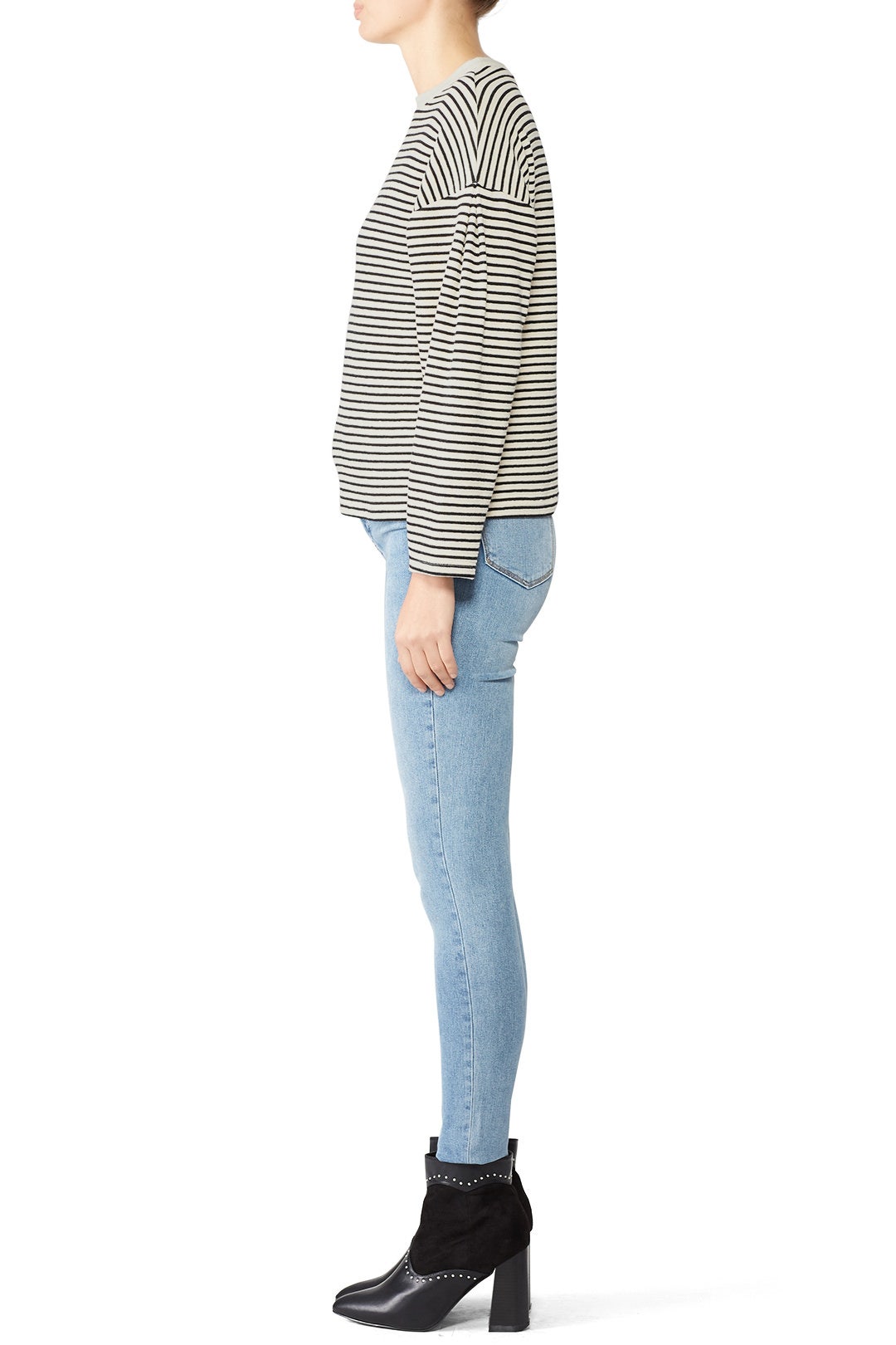 Striped Sweatshirt by sita murt 1