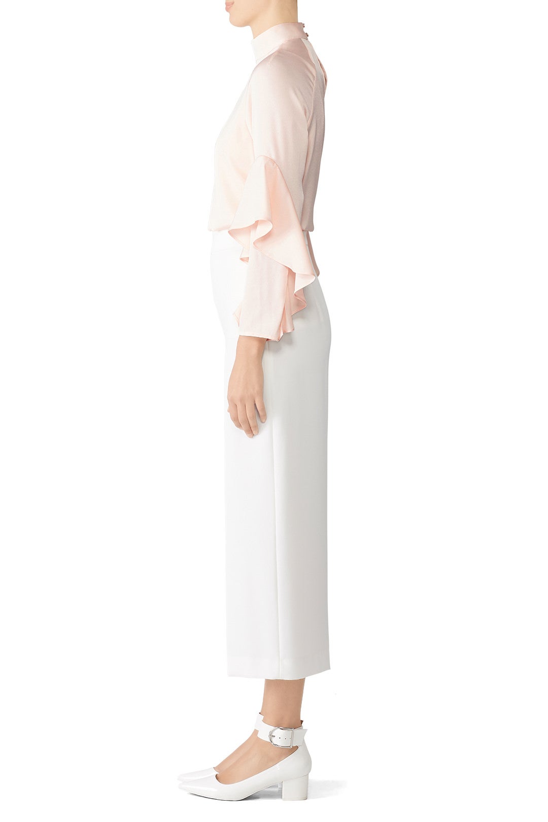 Blush Ruffle Sleeve Top by Slate & Willow 1