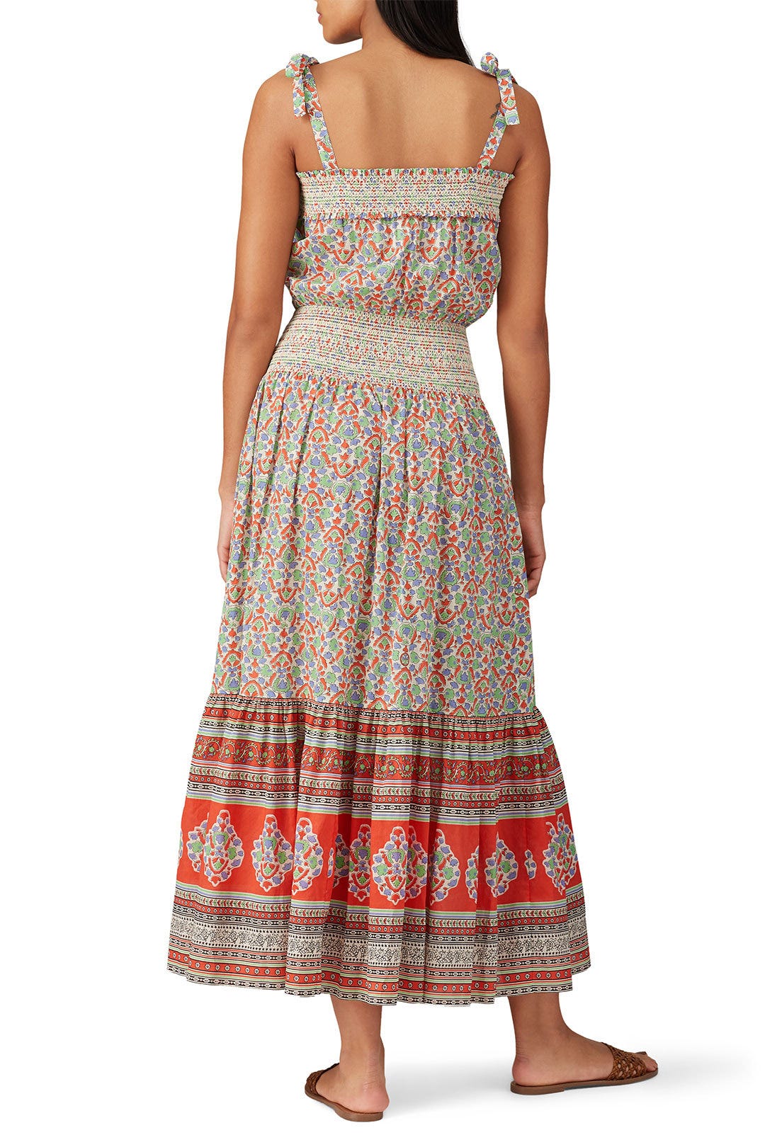 white cotton knee length dress women Anecdote U-Neckline Color:Walnut 392mm Leely Women Ivory Floor-Length Primary Fabric