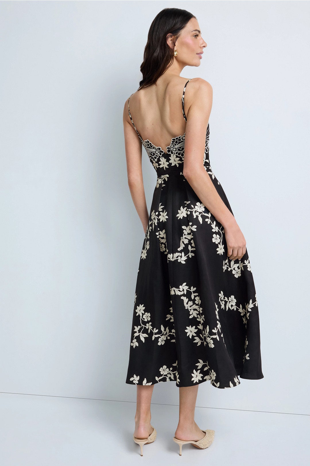 Rachy Fleur Embroidered Midi Dress by Claudie Pierlot 1