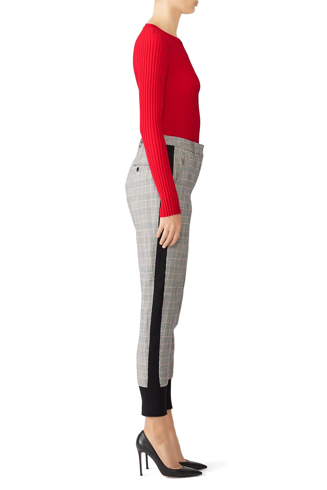 Red Haven Ribbed Sweater by Cynthia Rowley 2
