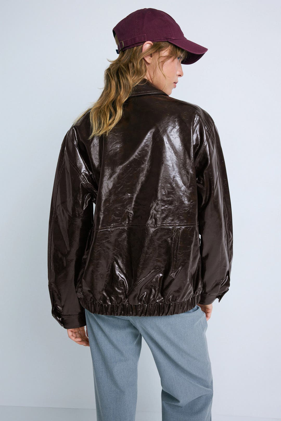 Belix Faux Leather Jacket by Maje | Rent the Runway