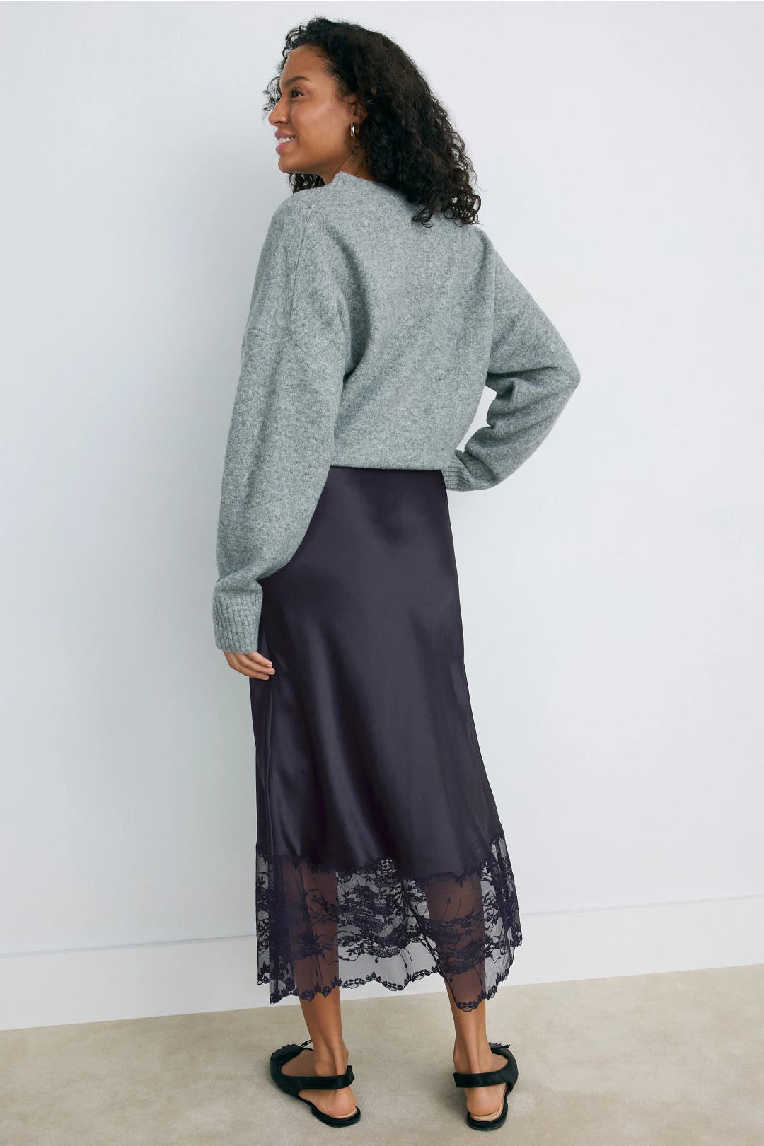 Blake Lace Slip Skirt by By Malene Birger | Rent the Runway
