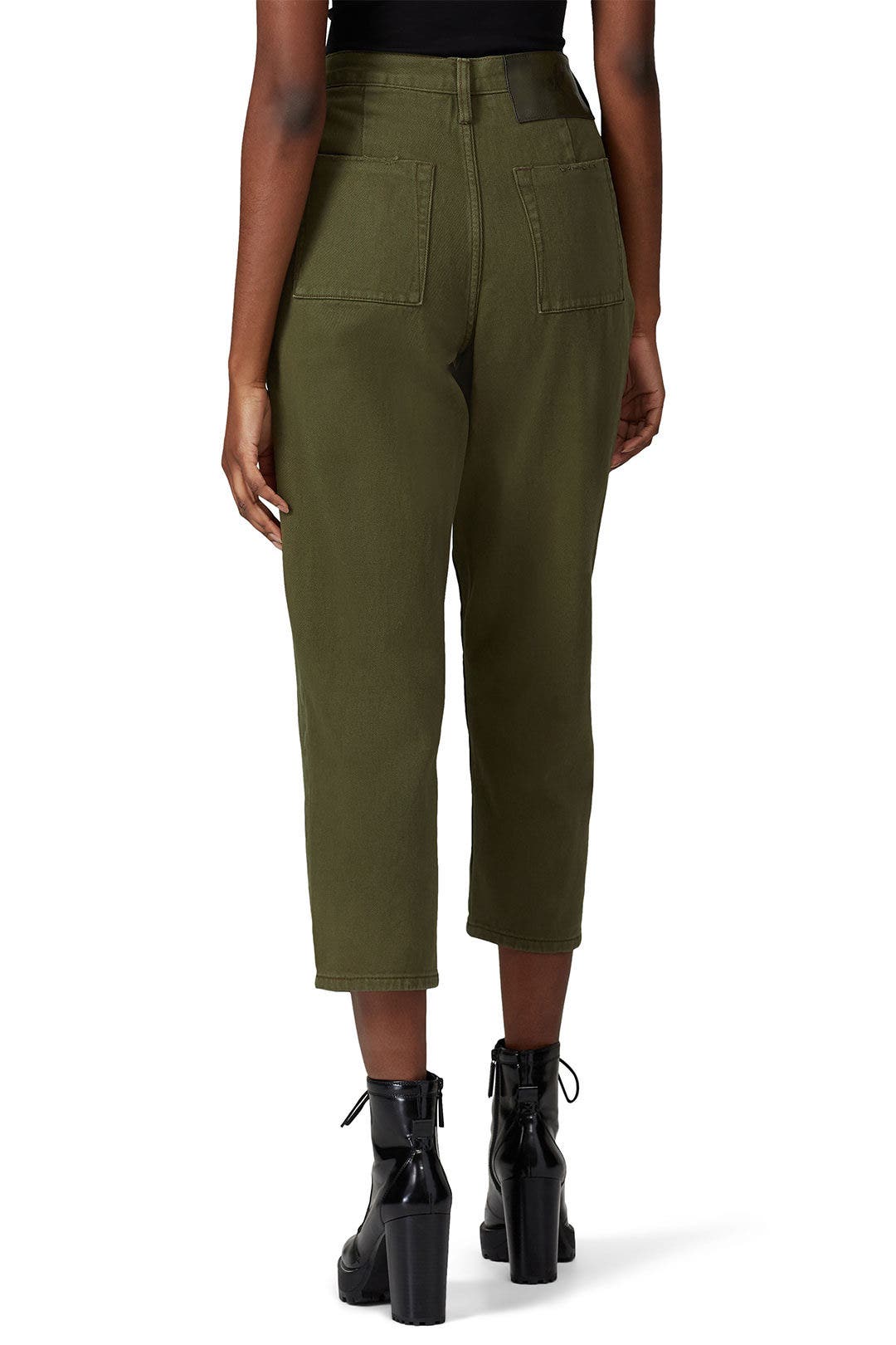 Olive Military Smiths High Waist Jeans by One Teaspoon 1