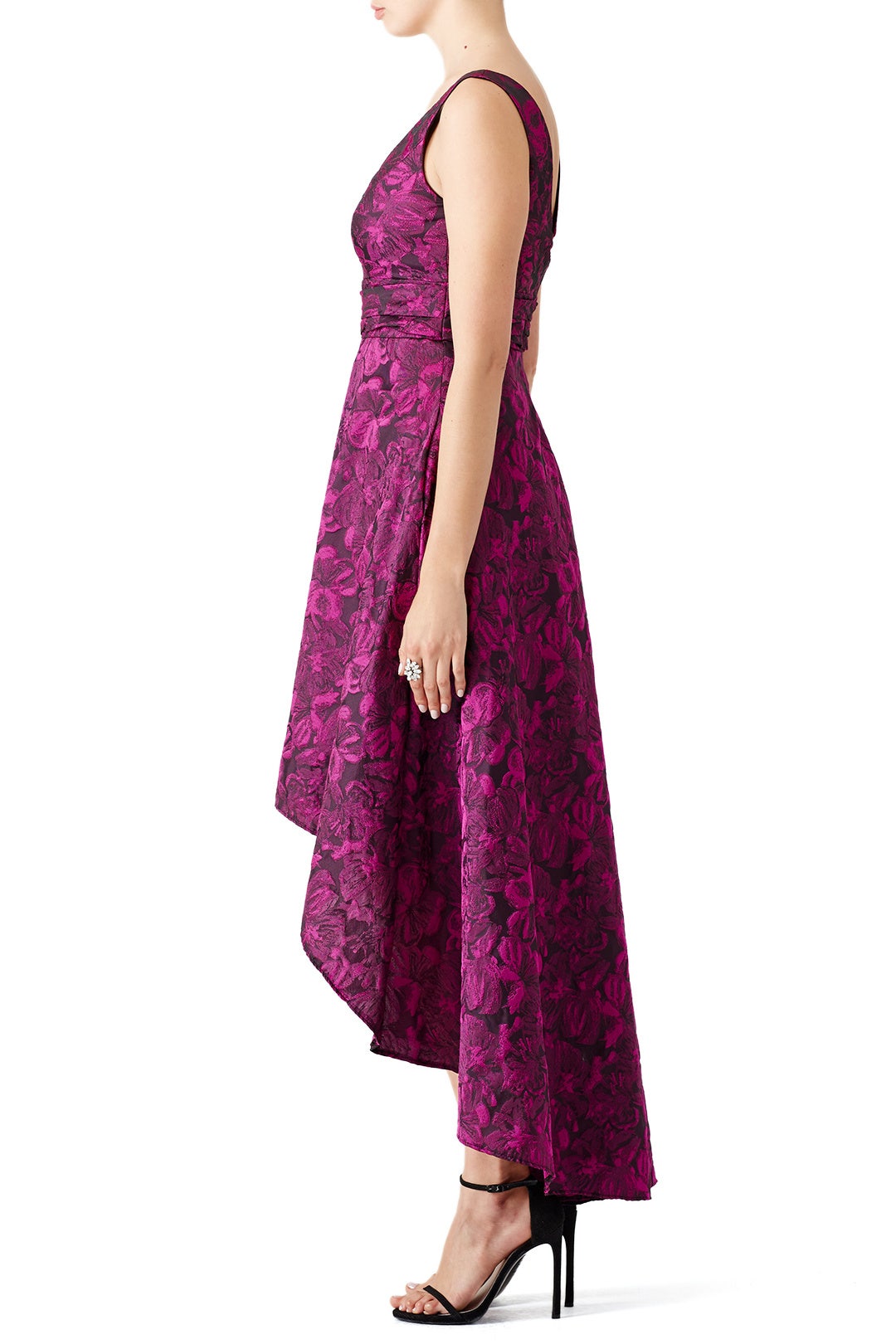 Jasmine Orchid High-Low Gown by pamella by pamella roland 2