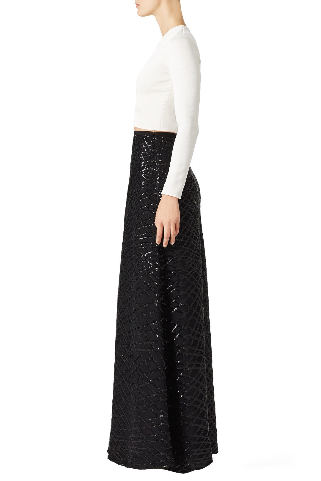Black Cecilia Maxi Skirt by Slate & Willow 1