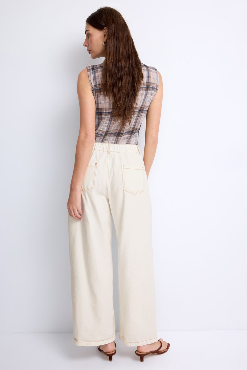 Slouched Tie Up Jeans by Lioness - Photo 2