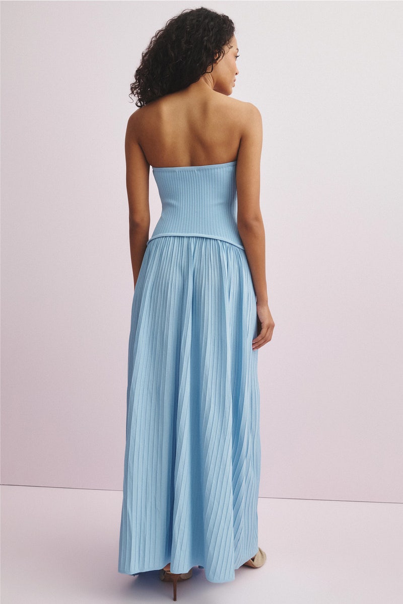 derek lam 10 crosby ella pleated cotton midi-dress Derek Lam Women's Ella Sleeveless Godet Dress - Black