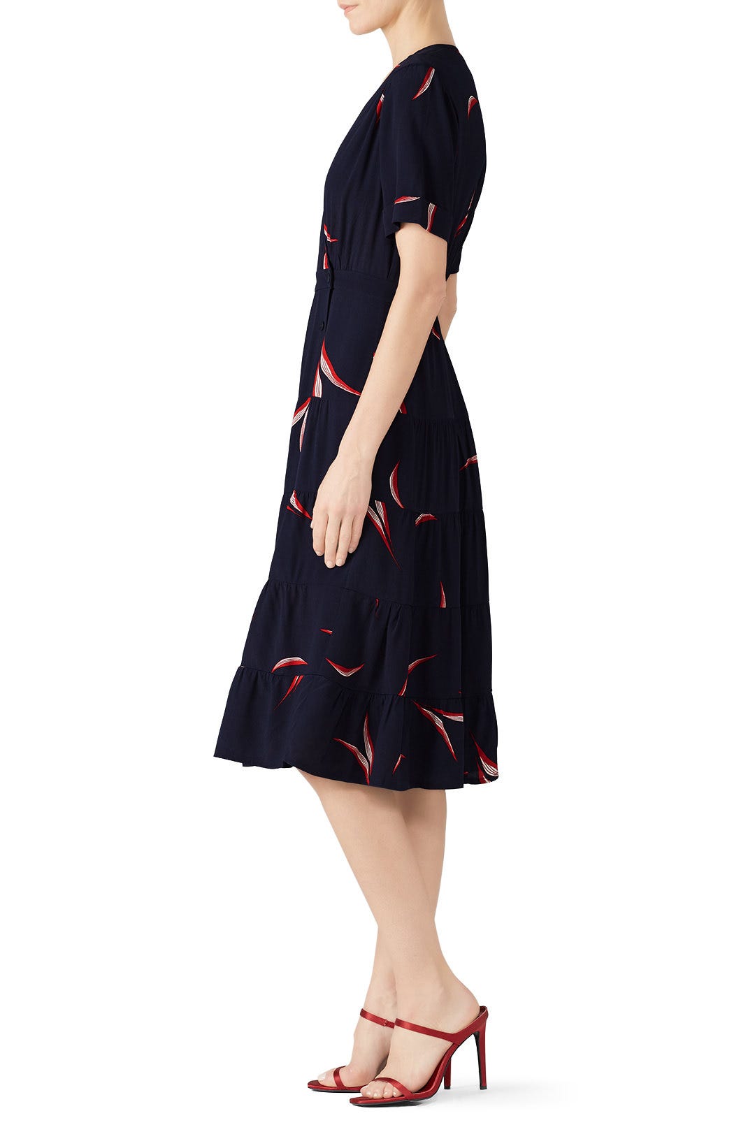 Printed Marine Dress by ba&sh 2