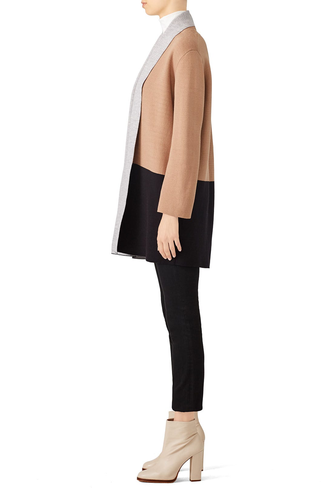 Camel Romare Shawl Coat by DREYDEN 1