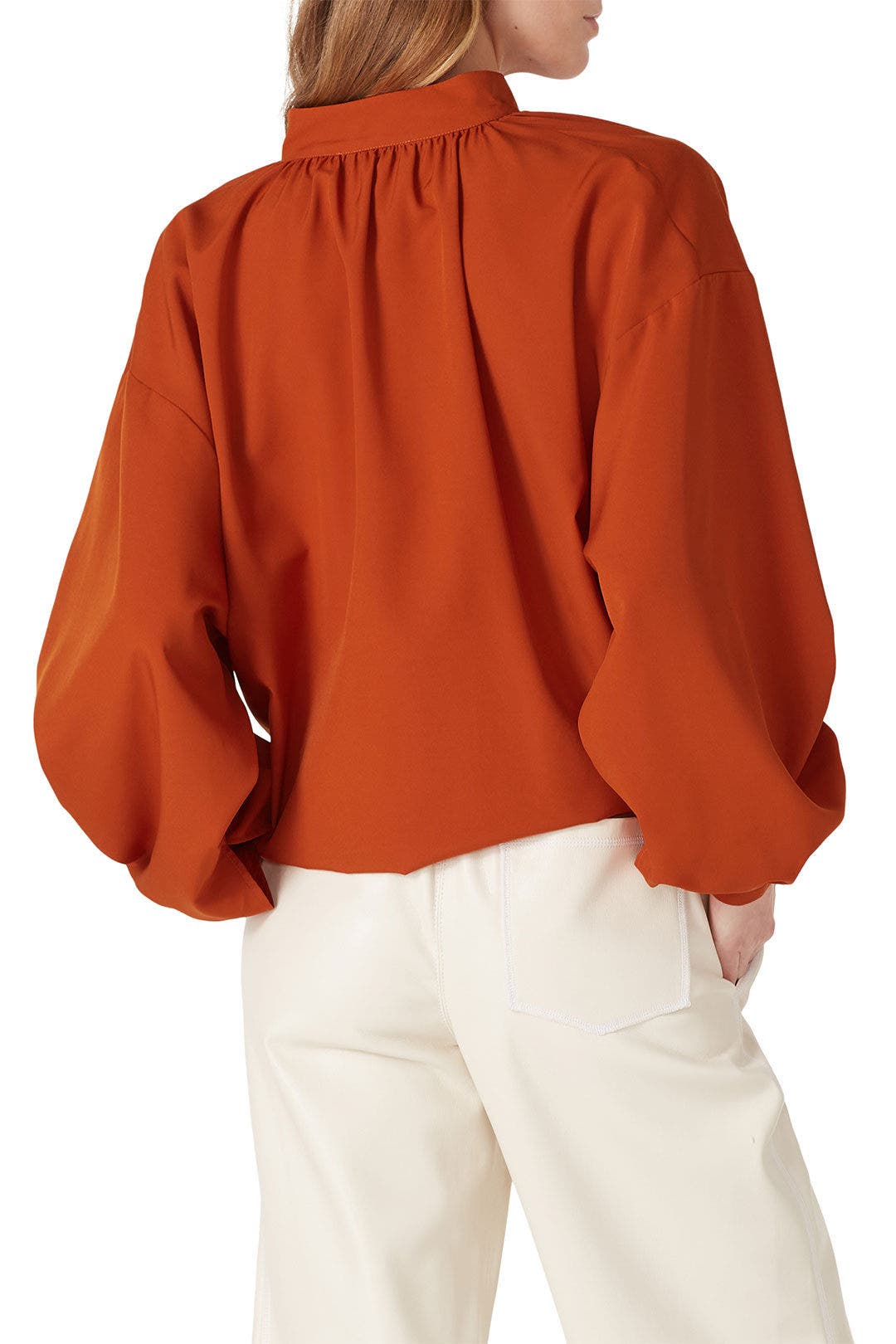 Cinnamon Tie Front Top by TOME x RTR 2