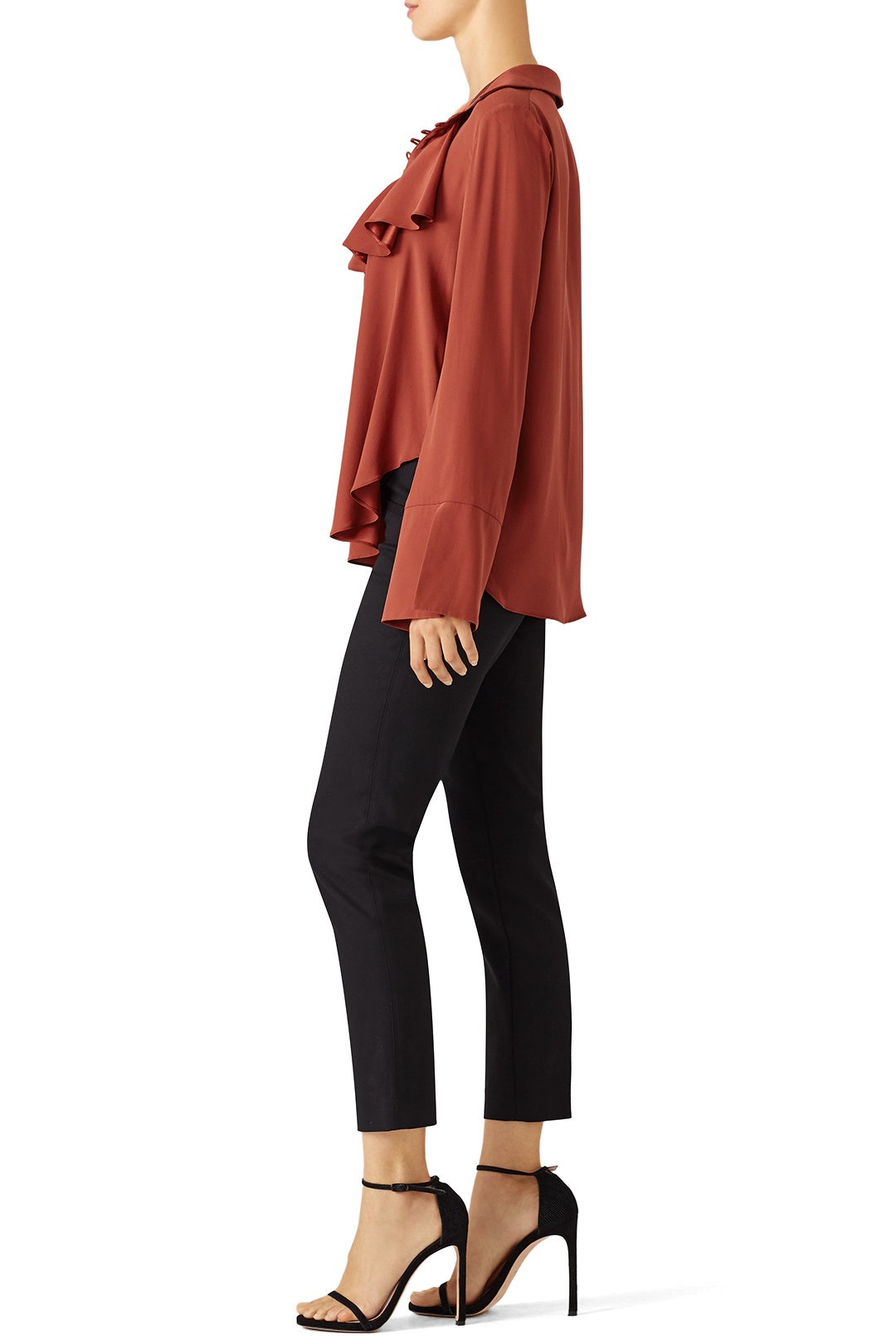 Rust Norla Top by Cinq à Sept 2