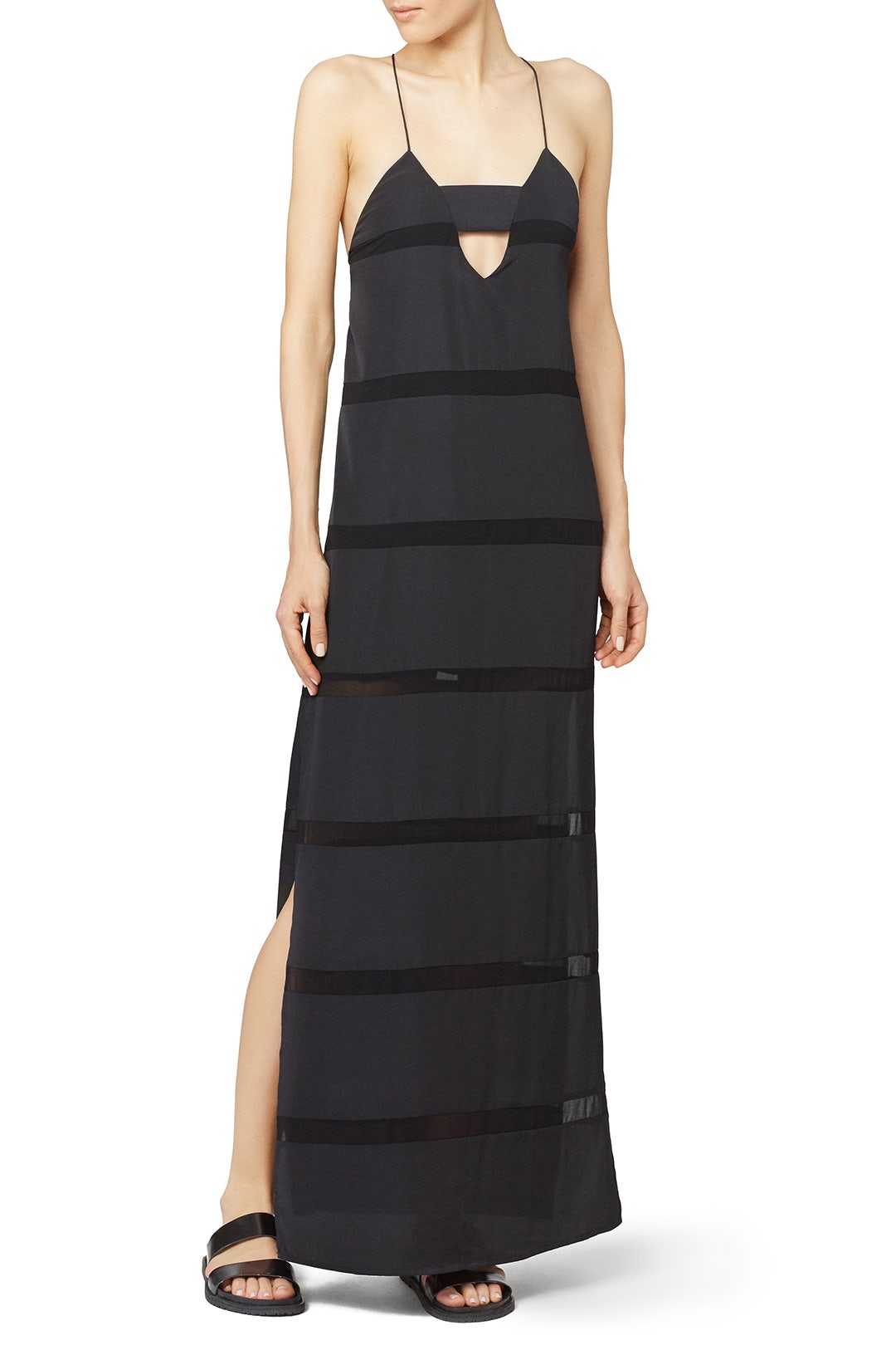 Black Midnight Maxi Dress by FINDERS KEEPERS 2