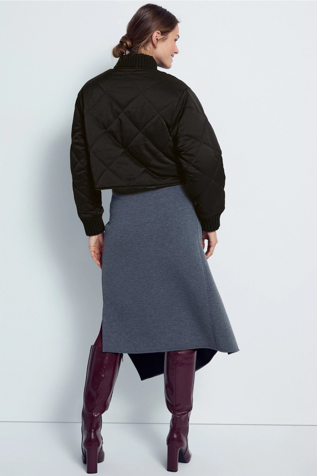 Reversible Cropped Bomber Jacket by PLAN C x RTR 2