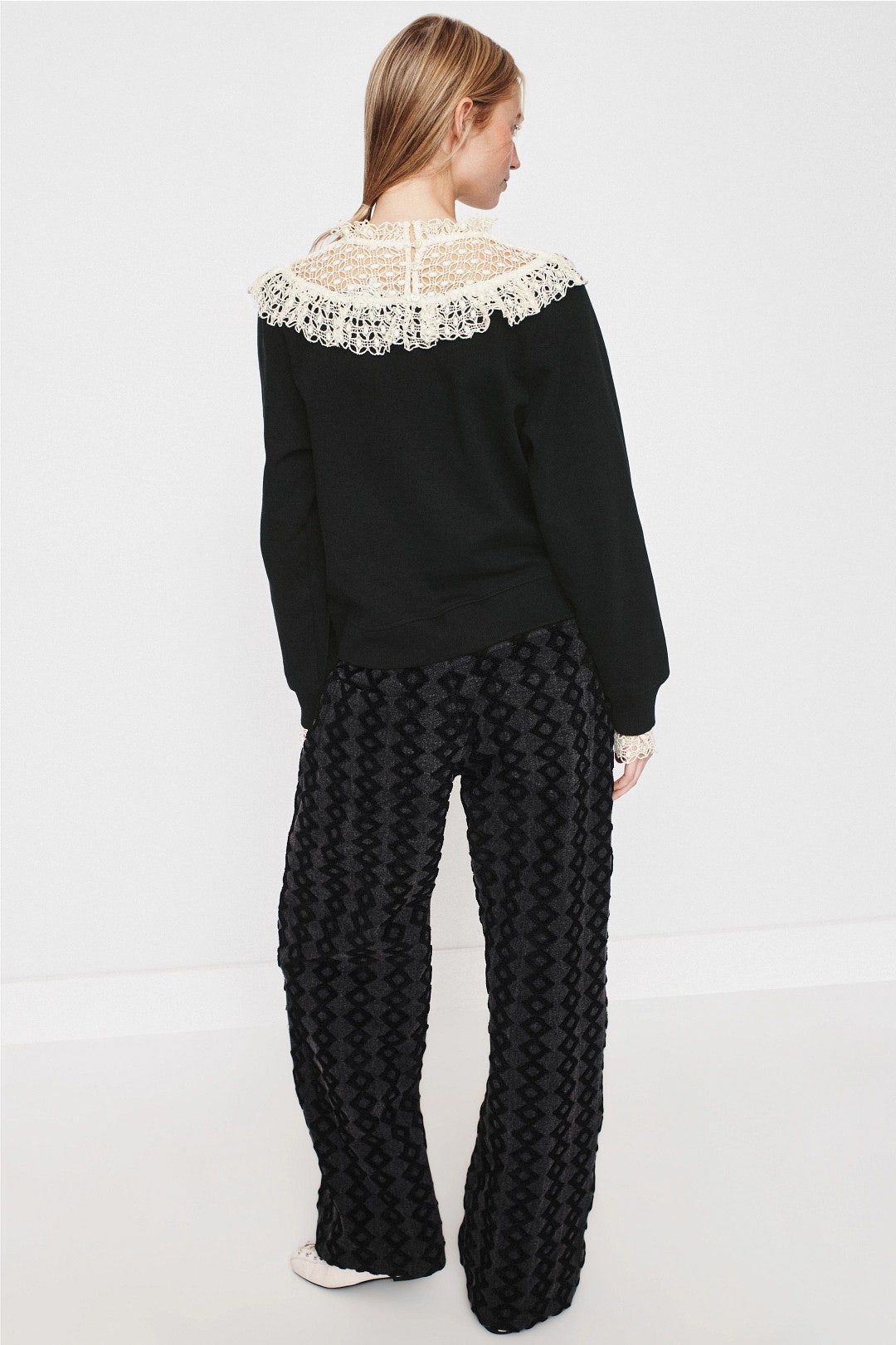 Laced Collared Sweatshirt by Sea NY x RTR 2