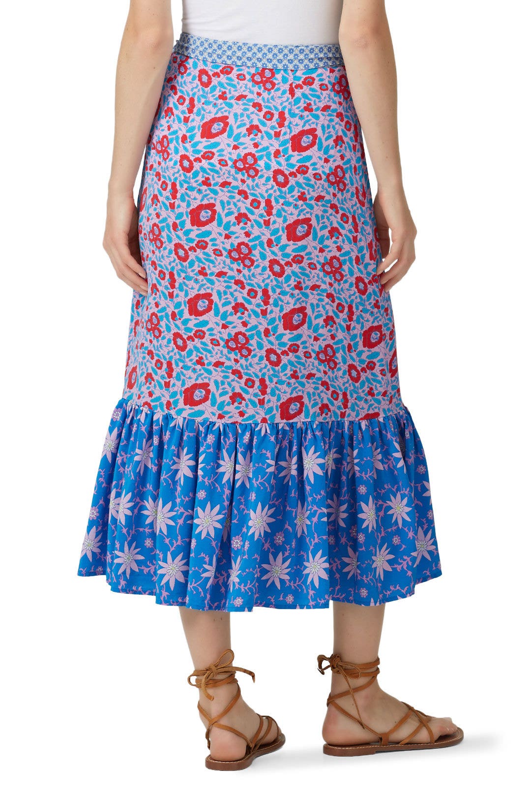 Floral Wrapped Skirt by Warm 2