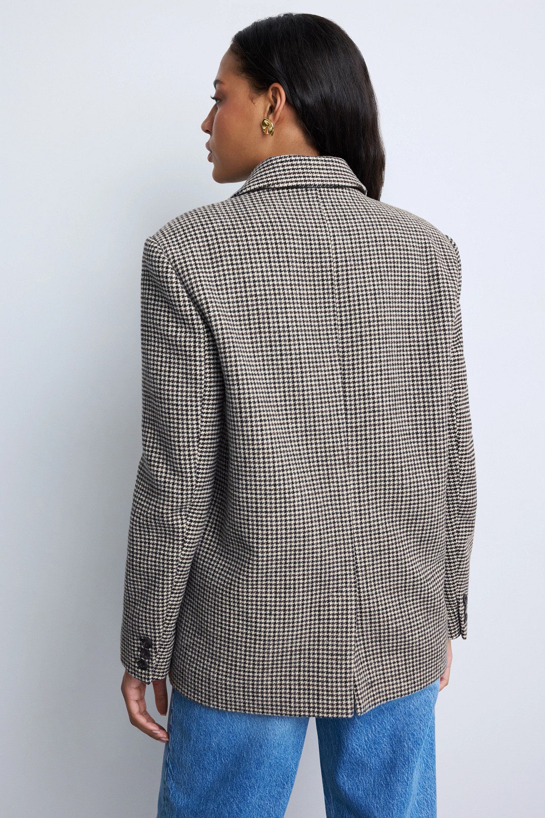 Hounds Tooth Boyfriend Blazer by Joe's Jeans 2