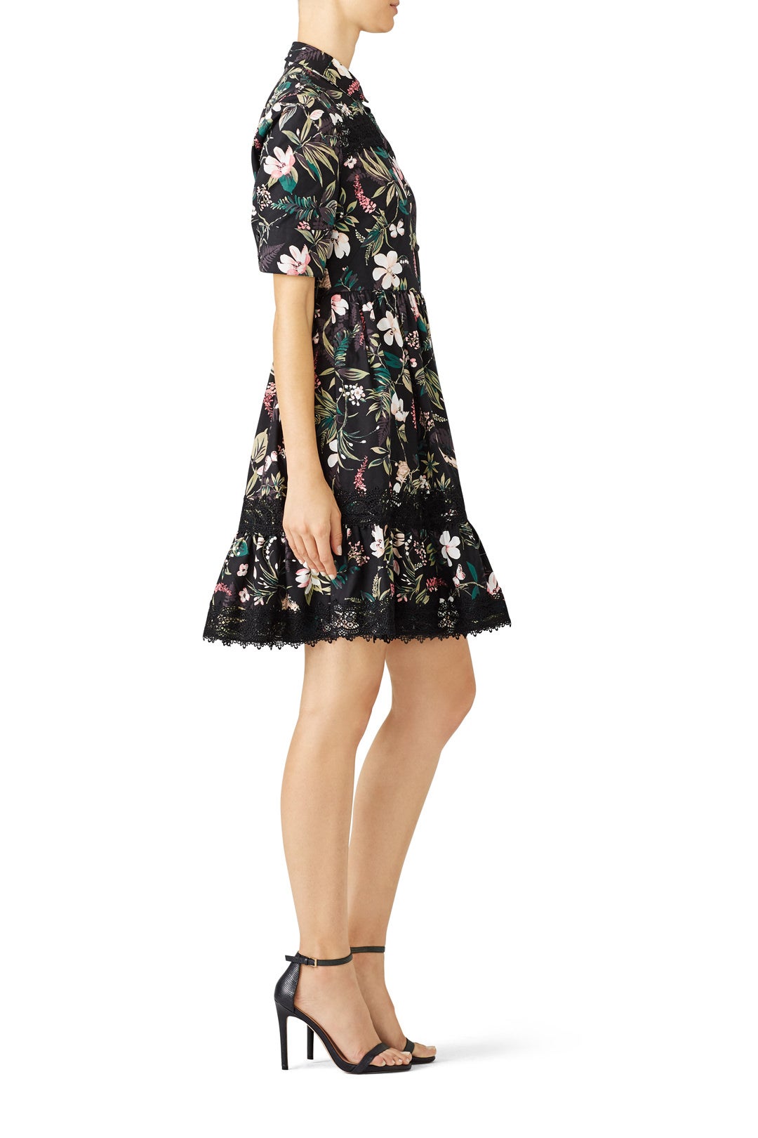 Black Botanical Dress by kate spade new york 2