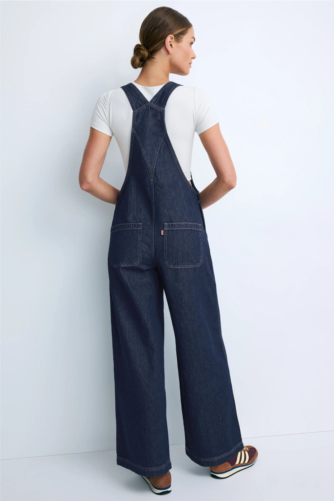 Dark Indigo Denim Overalls by Levi's | Rent the Runway