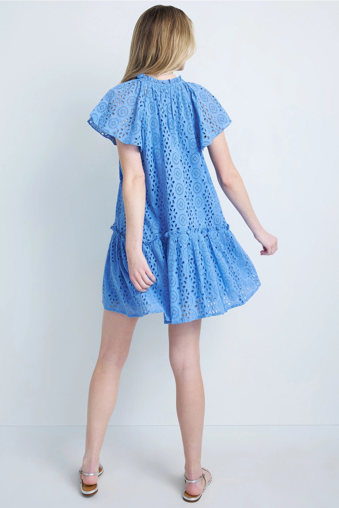 floral flare mini dress Floral Fantasy Fit and Flare Mini Dress Large