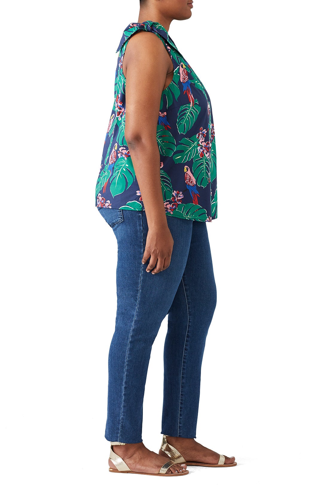 Parrot Print Top by Draper James X ELOQUII 2