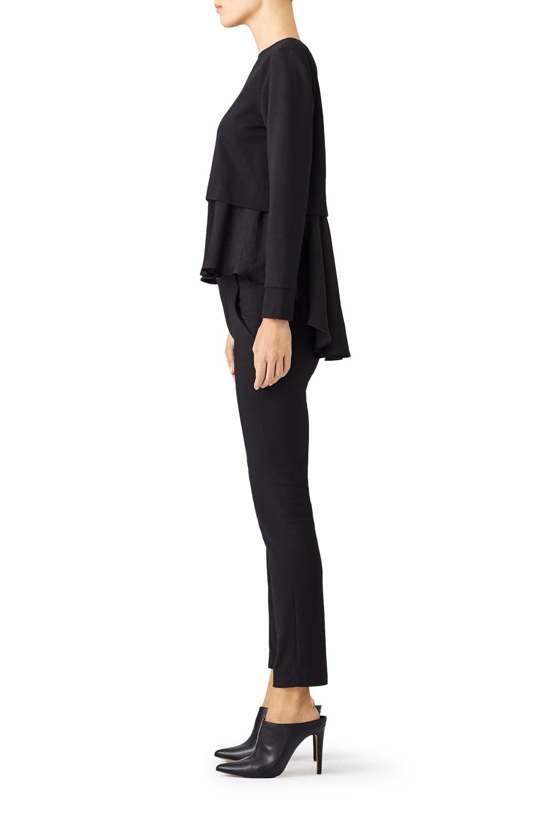 Black Layered Top by Slate & Willow 1