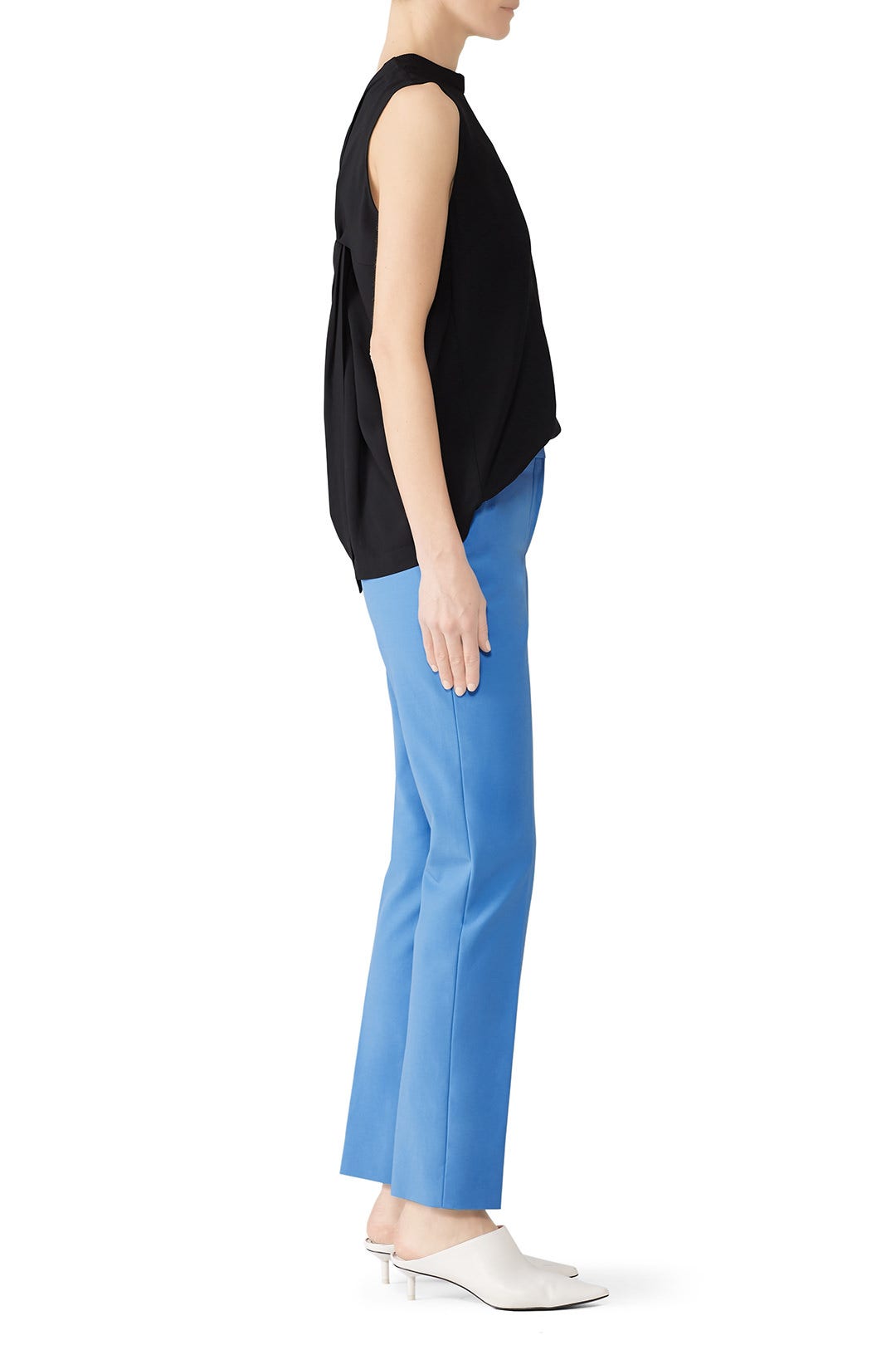 Blue Tailored Trousers by Theory 2