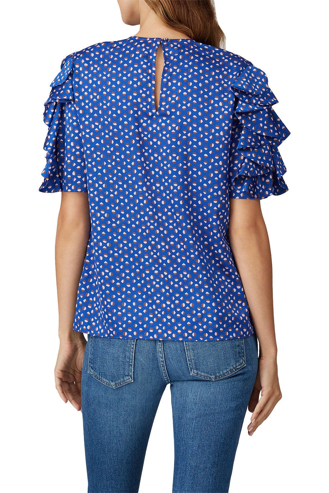 Geo Dot Satin Top by kate spade new york 1