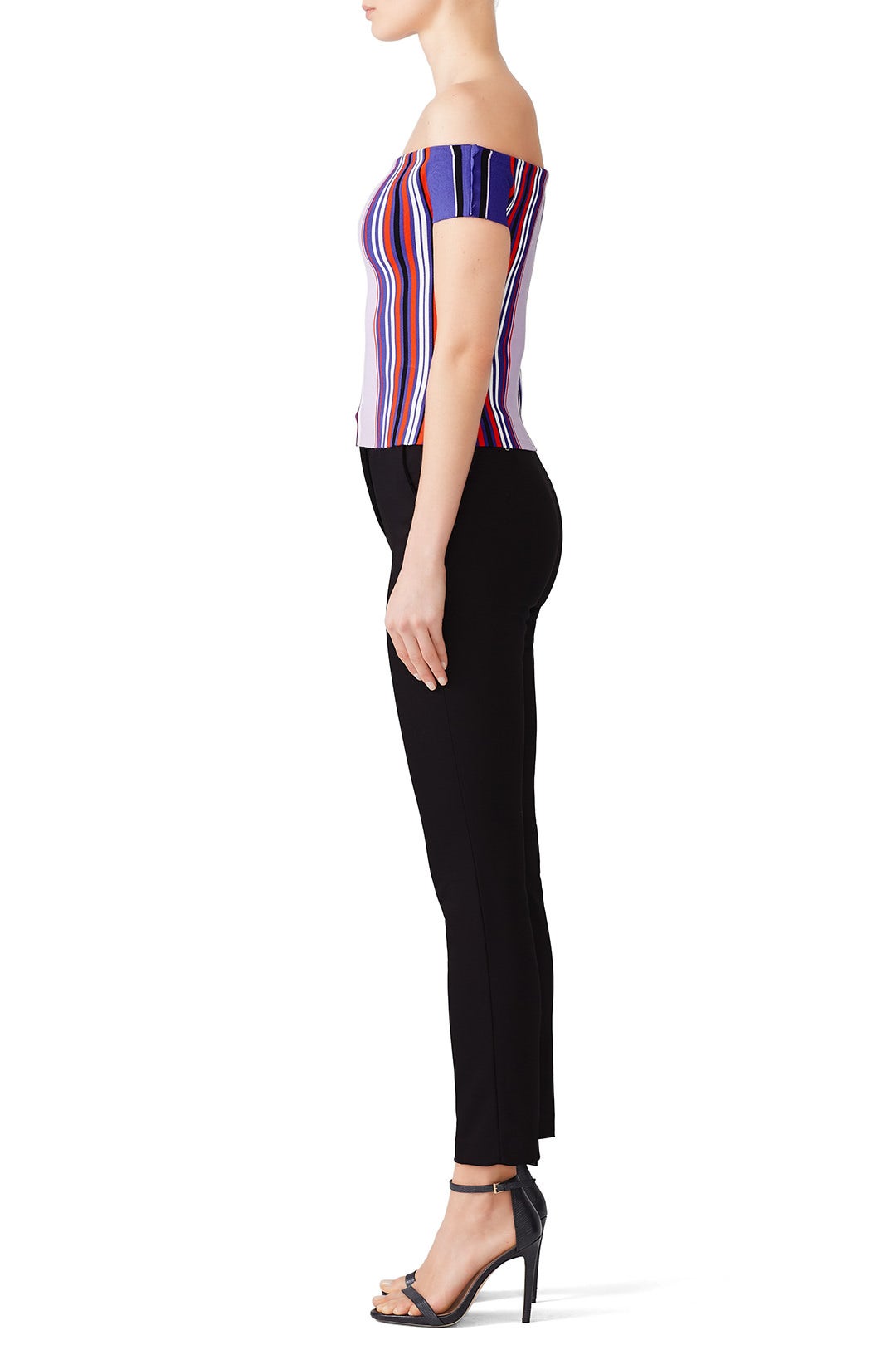 Stripe Off The Shoulder Top by Opening Ceremony 1