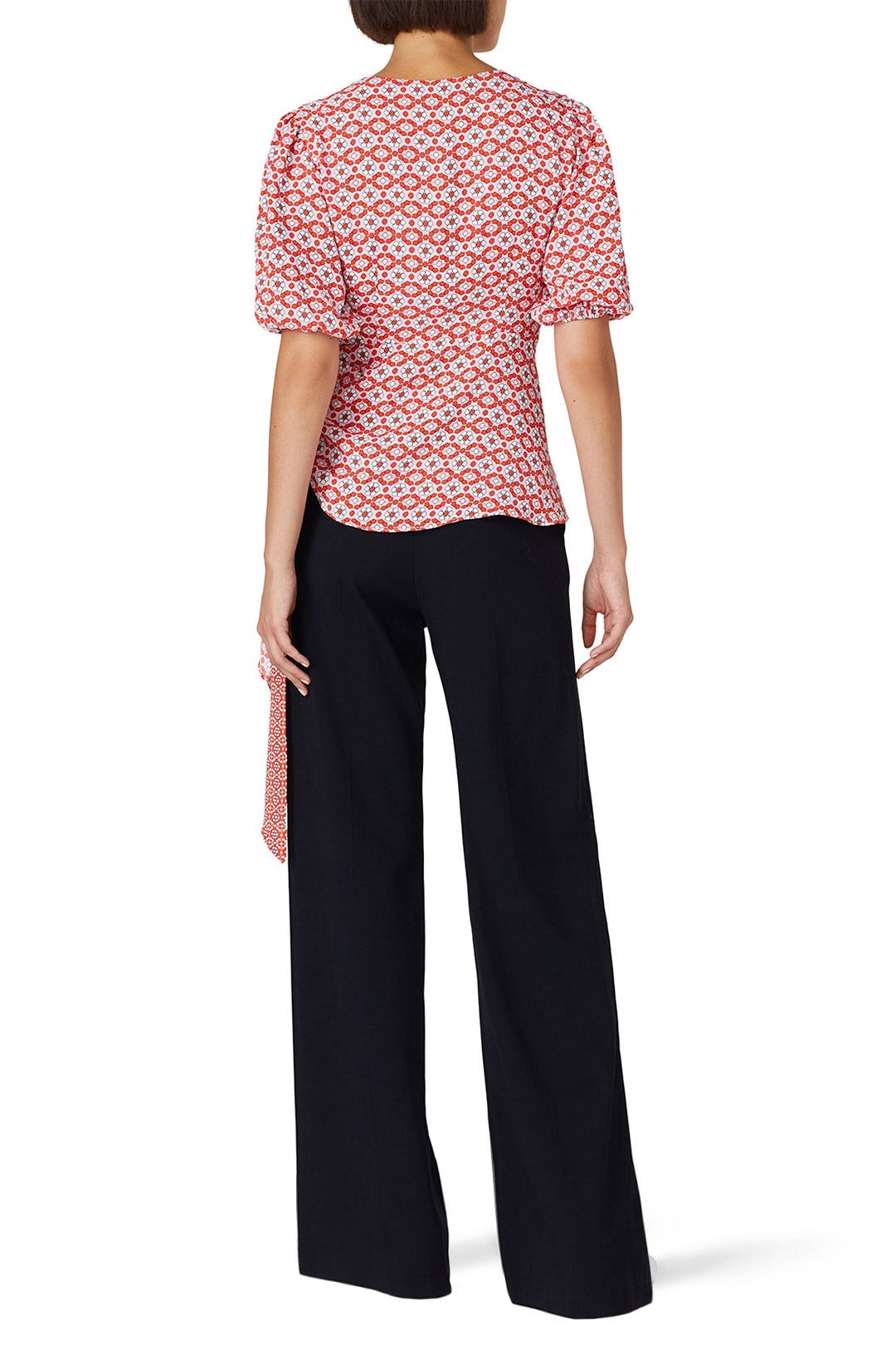 Printed Faux Wrap Top by SACHIN BABI 1