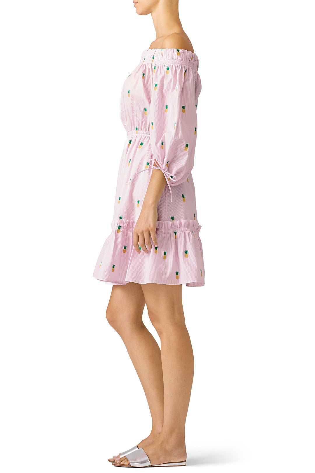 Pineapple Off Shoulder Dress by kate spade new york 2