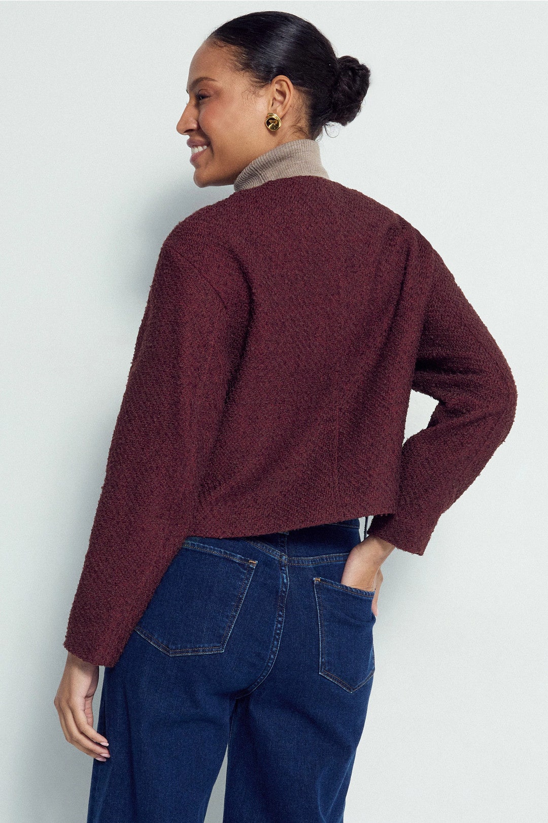 Purple Tweed Jacket by Madewell 2