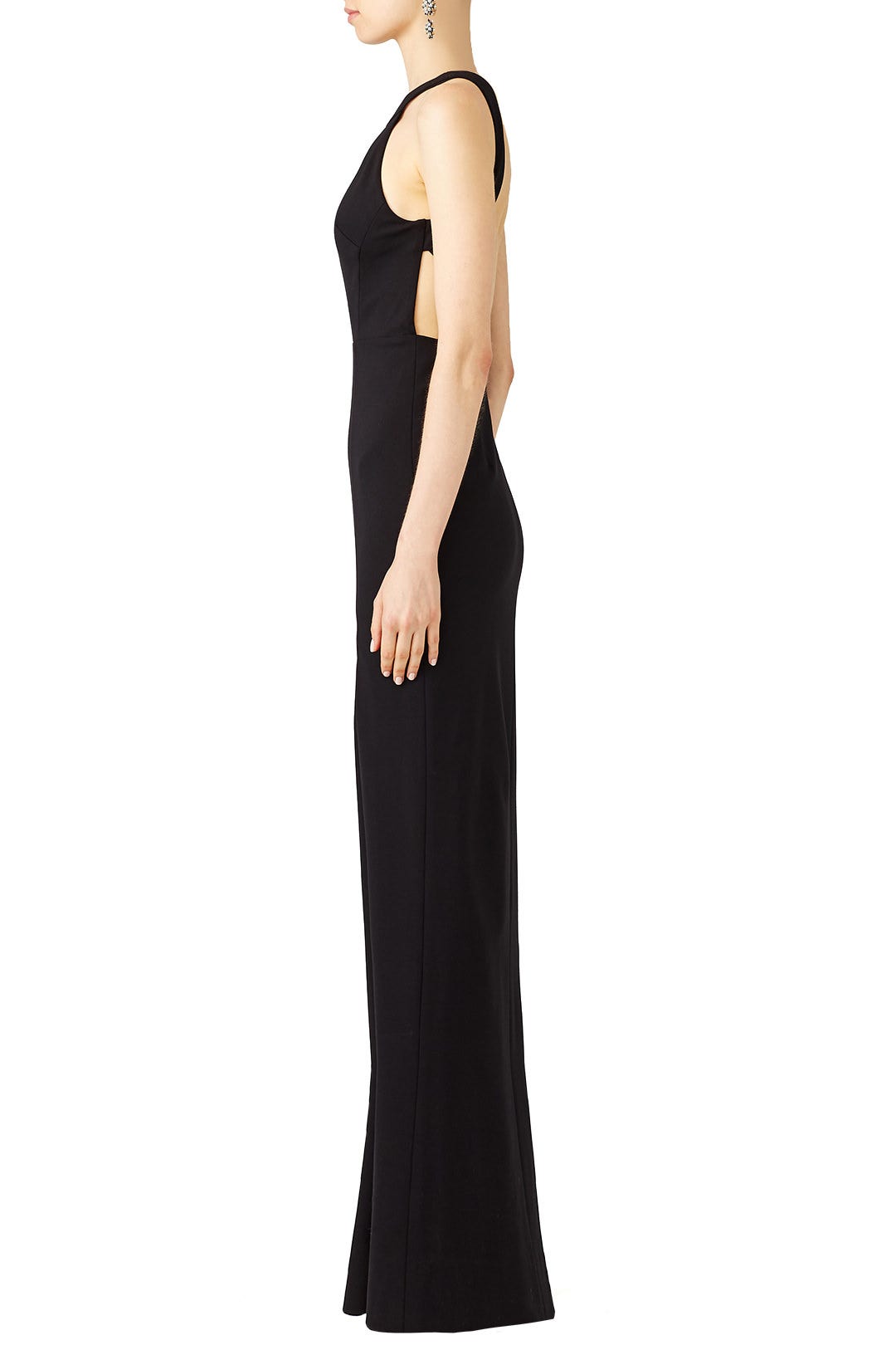 Sleek Ponti Split Gown by Nicholas 2