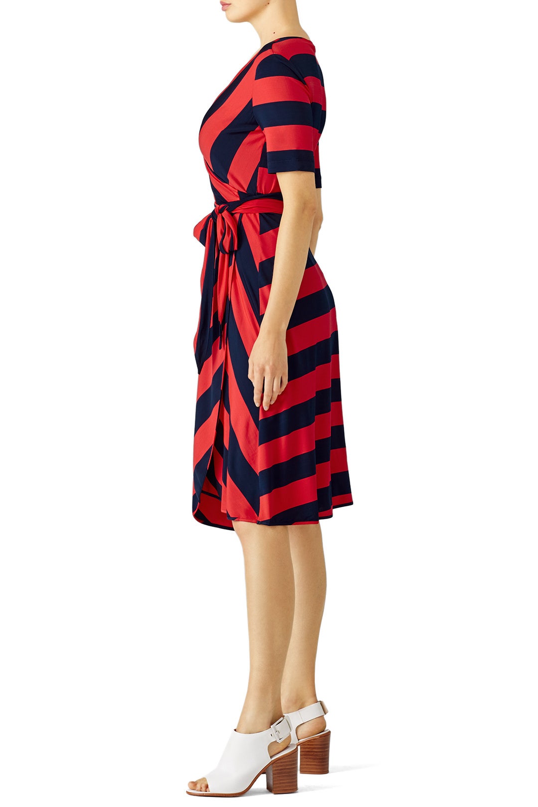 Red Striped Sara Dress by Tory Burch 1