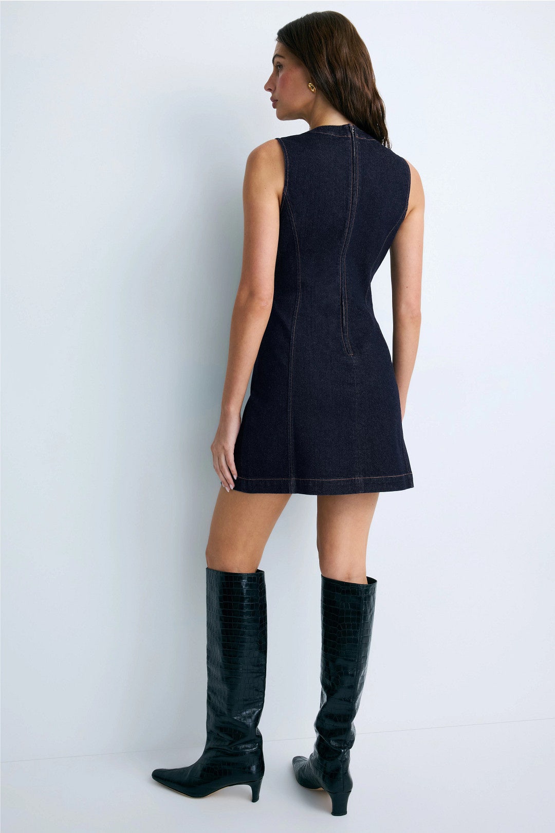 Sleeveless Denim Mini Dress by Derek Lam 10 Crosby x RTR 2