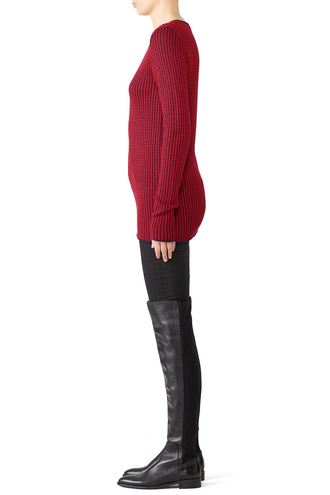Striped Crew Neck Pullover by DEREK LAM 1