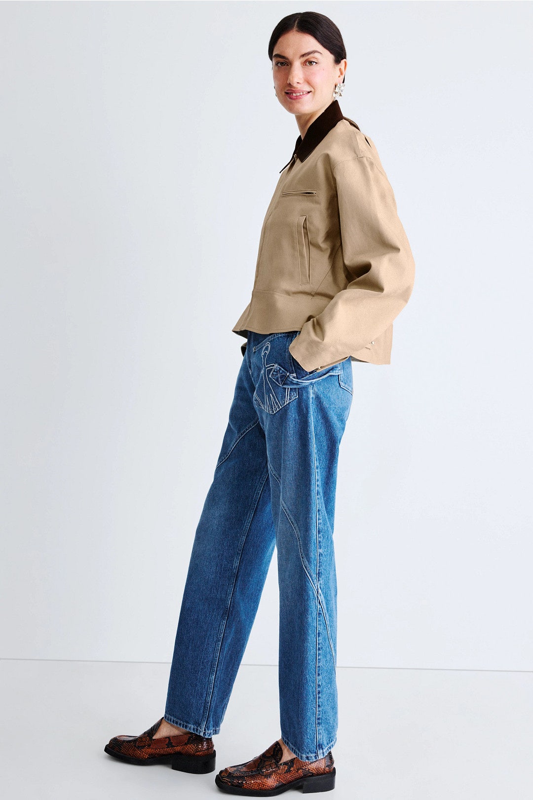Curved Hem Workwear Jacket by JW Anderson 1