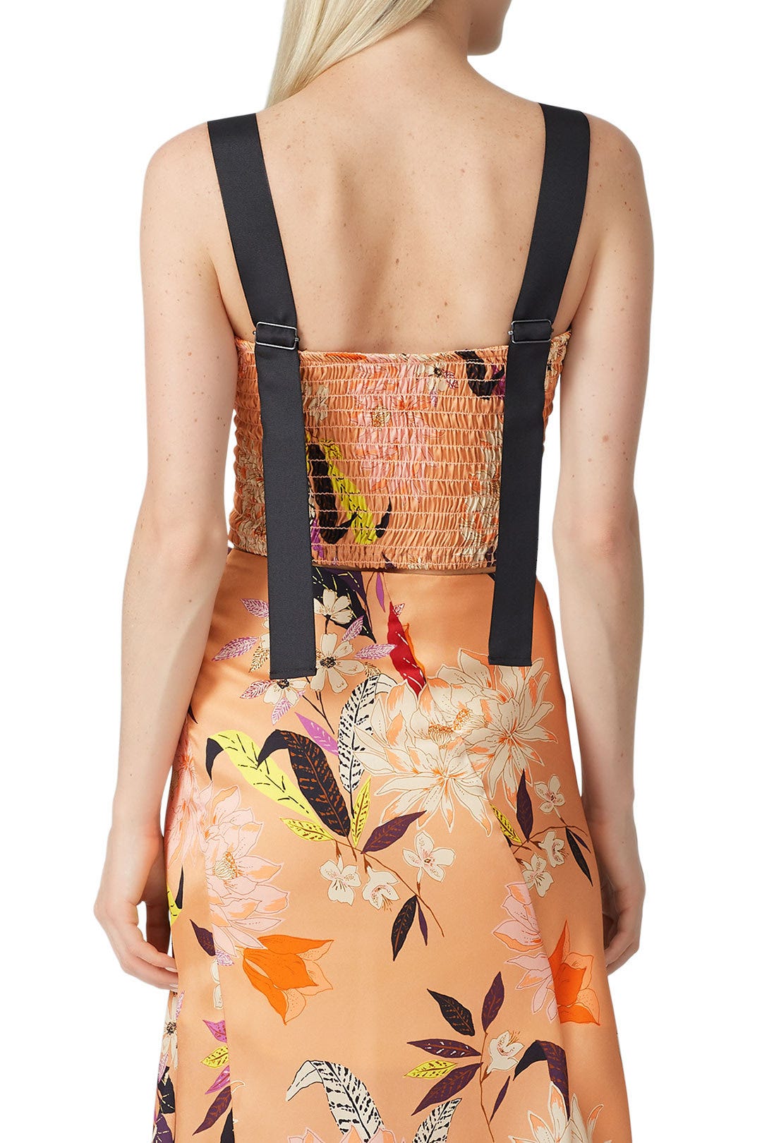 Smocked Crop Tank by krisa 1