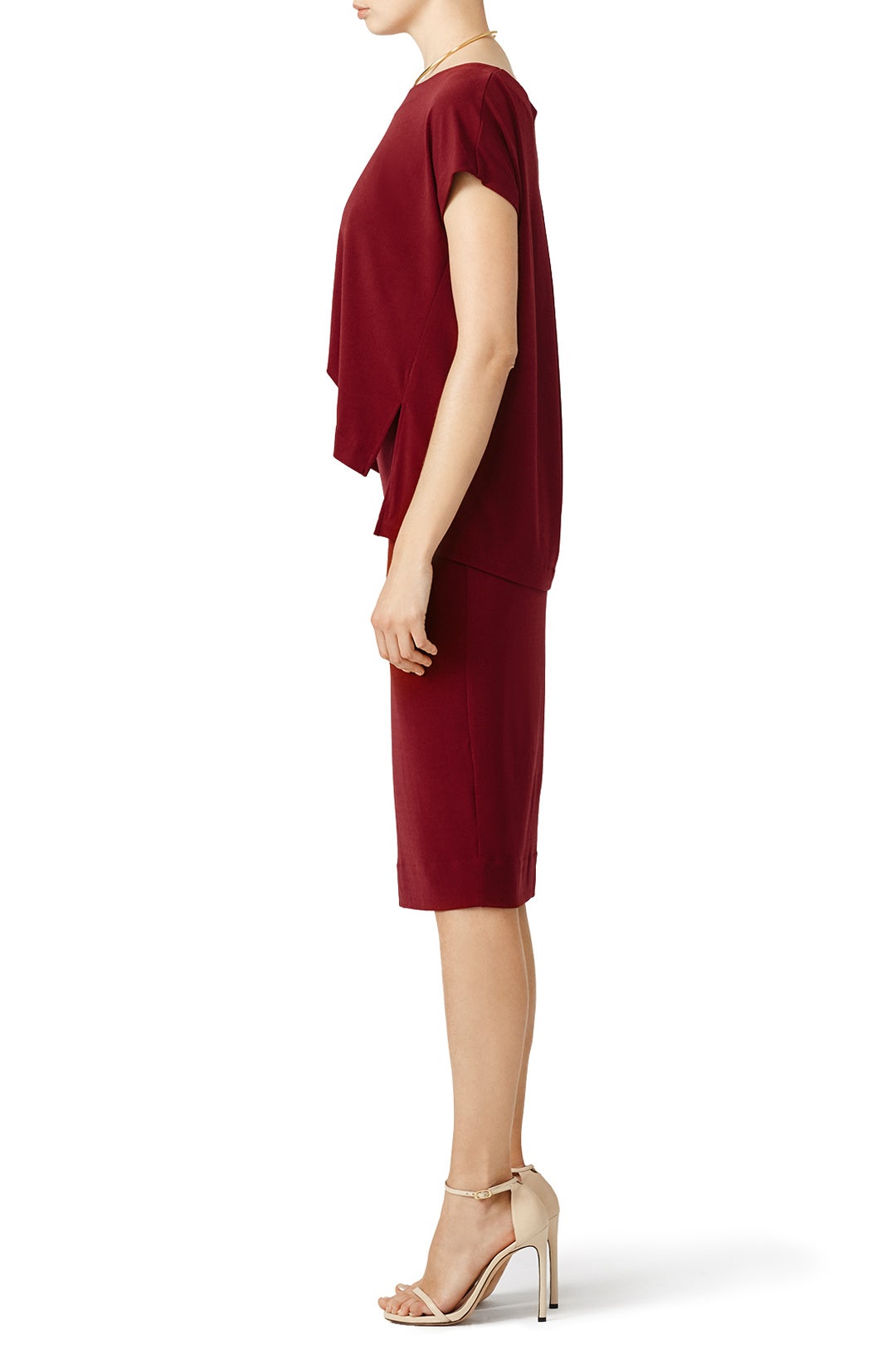 Burgundy Bixia Dress by By Malene Birger 2