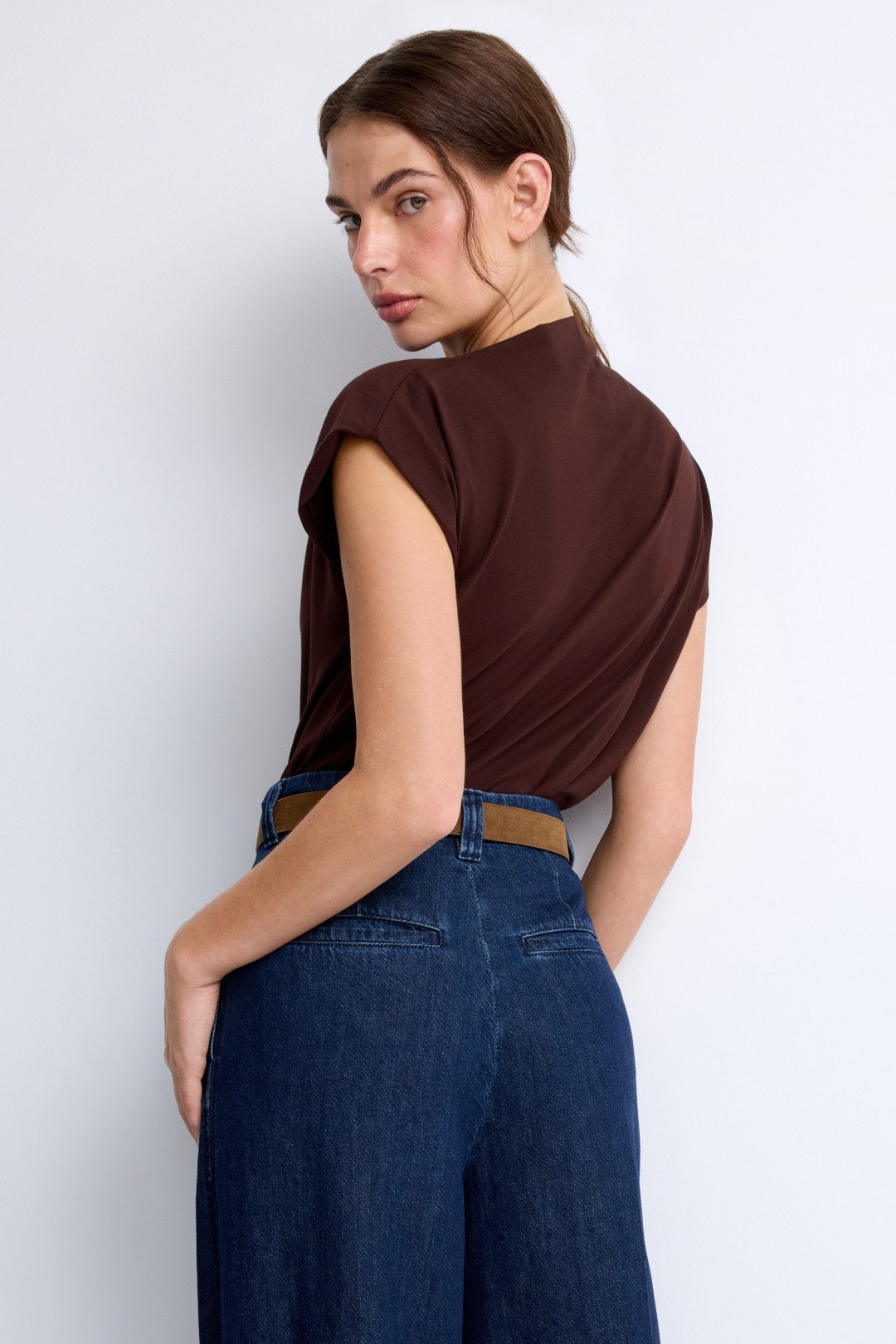 Kenny Asymmetric-Neck Tee