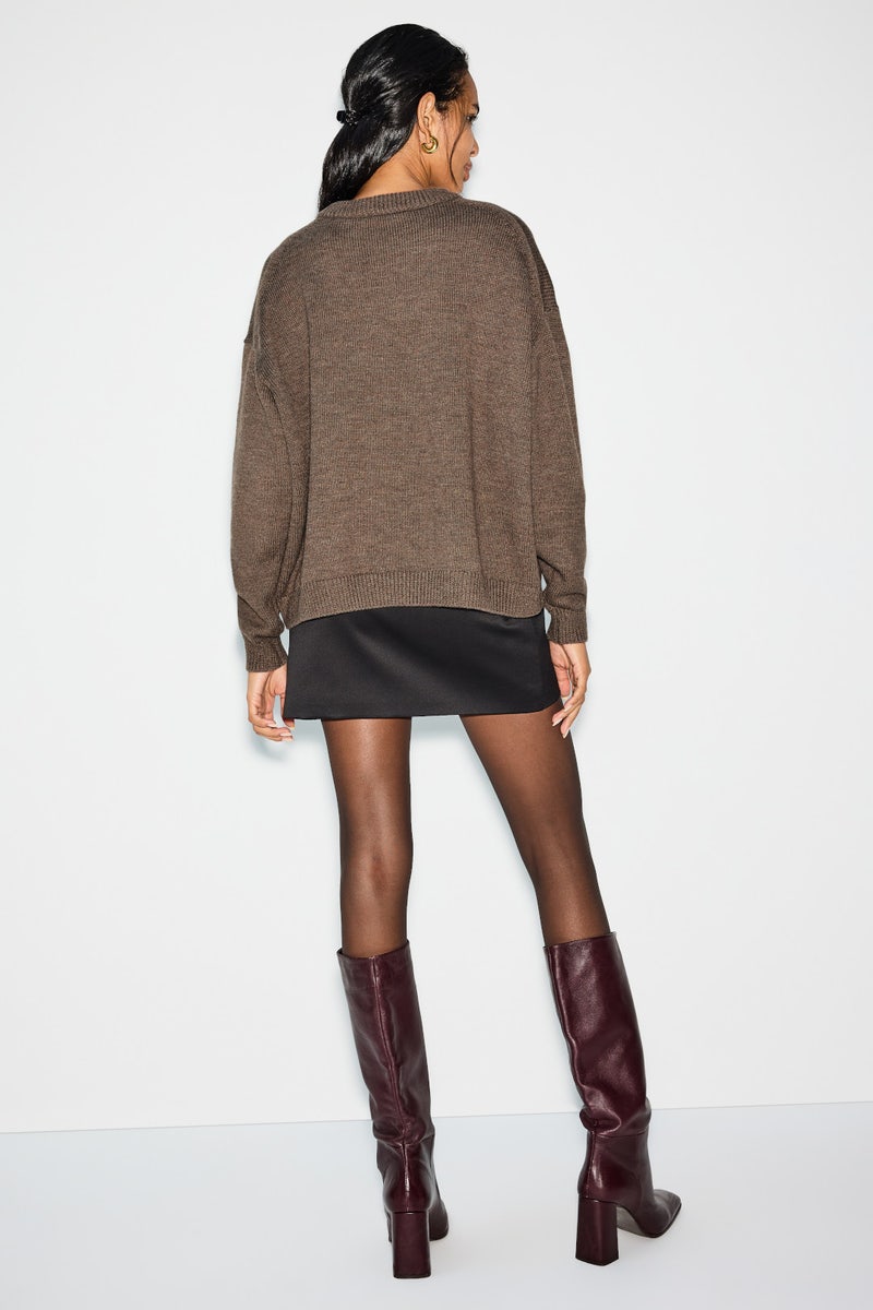 Serrano Relaxed Crew Sweater by Staud - Photo 2